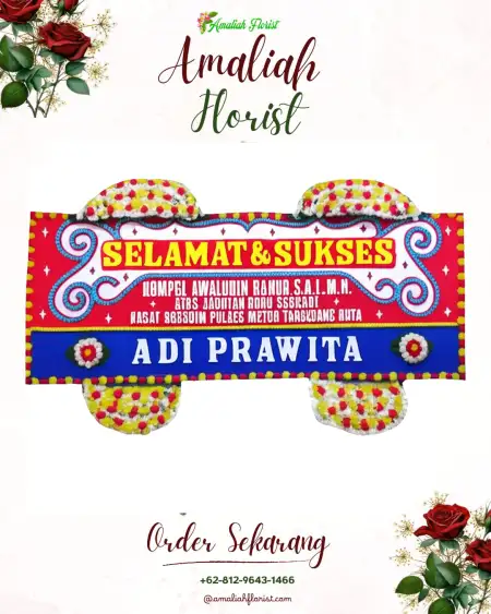 Papan Bunga Ucapan Selamat Adimulyo